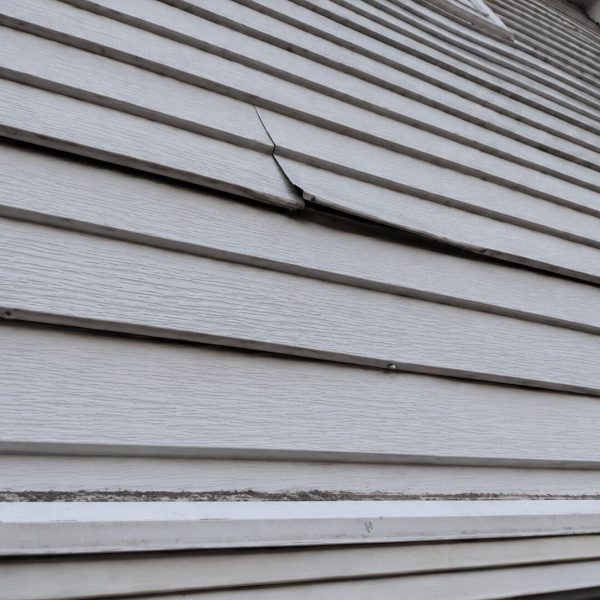 Loose vinyl siding