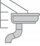 Grey Gutter Icon Shortened