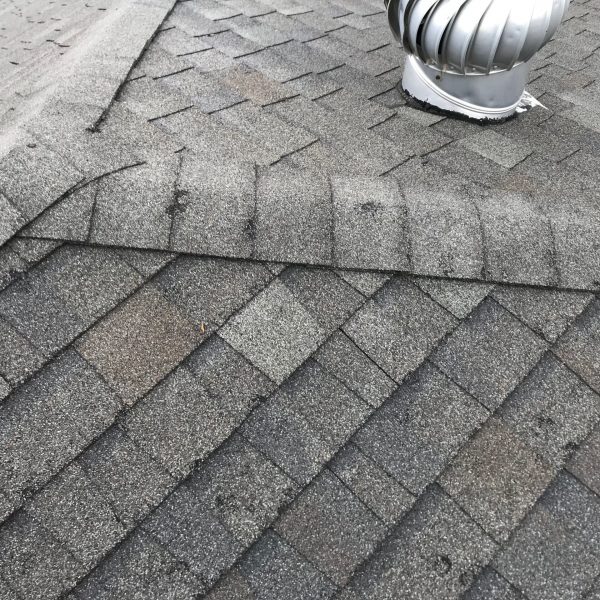 Roof,Showing,Hail,Damage,Inspection